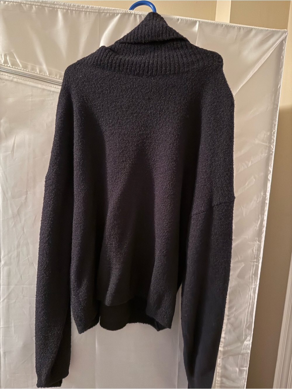 Aritzia Black Cozy Turtleneck Sweater